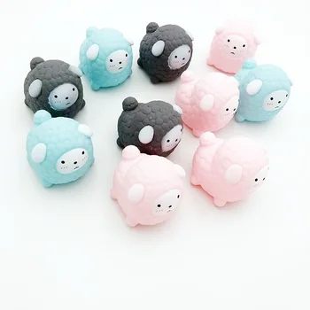 

3pc New Cute Small Sample Knead Vent Decompression Creative Comic Cartoon Lamb Doll Children Water Squishies Toy Three Colors