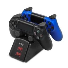 PS4 Геймпад зарядное устройство двойное сиденье зарядное устройство геймпад зарядное устройство игры аксессуары до 40 часов воспроизведения подходит для PS4 Геймпад зарядное устройство