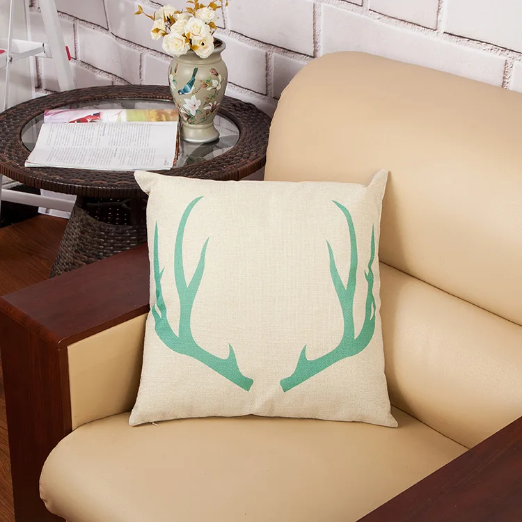 06 Популярный чехол для подушки в скандинавском стиле с разноцветными геометрическими рисунками животных, квадратный чехол из хлопка и льна, наволочка для дивана, наволочка для подушки, Декор для дома и автомобиля - Цвет: 06