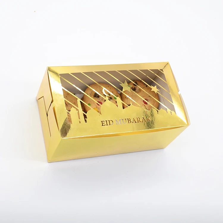 

Мусульманская Мечеть Рамадан сувениры лазерная резка индивидуальный ИД Мубарак сладкий торт упаковочные коробки