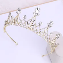 Cheng wen Crown стиль Европа и Америка Хрустальная корона головной убор Детская Корона повязки для волос свадебный головной убор