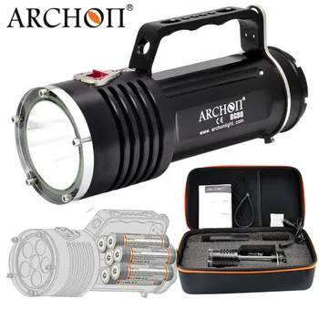 

ARCHON DG90 Rechargeable Underwater Dive Torch Cree SST-90 2200lm 200M Waterproof Handle Diving Light with 18650 Battery pack