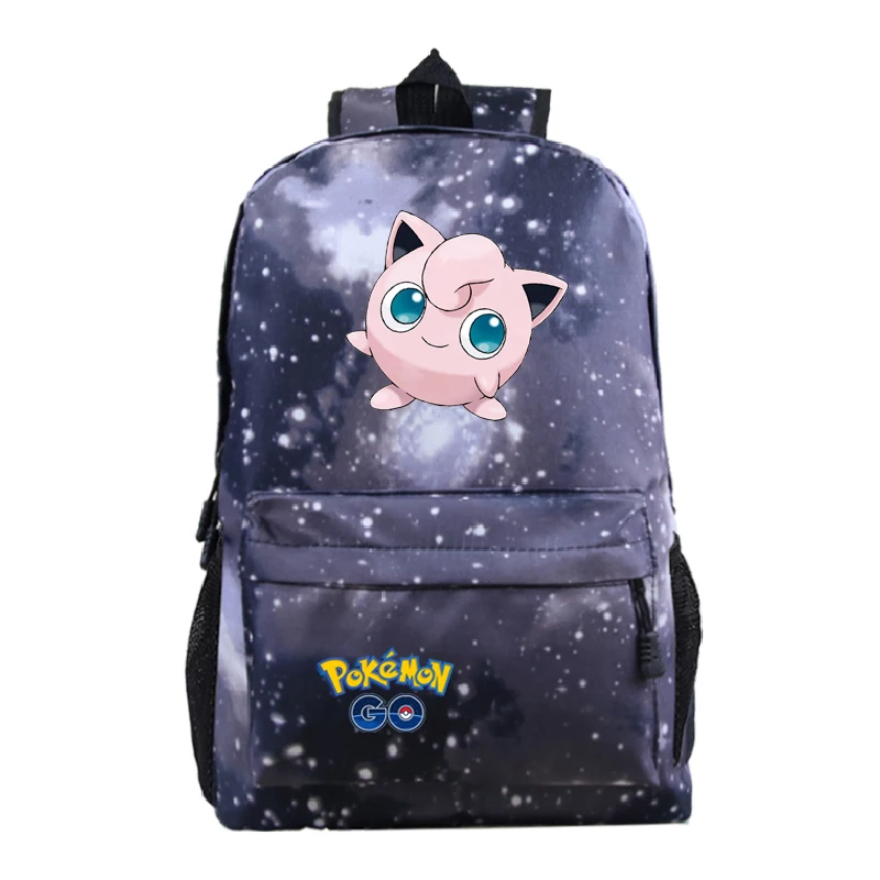 Рюкзаки для мальчиков и девочек, подростков, Покемон, Jigglypuff, красивые школьные сумки для мальчиков и девочек, Mochila Masculina Mochilas Mujer