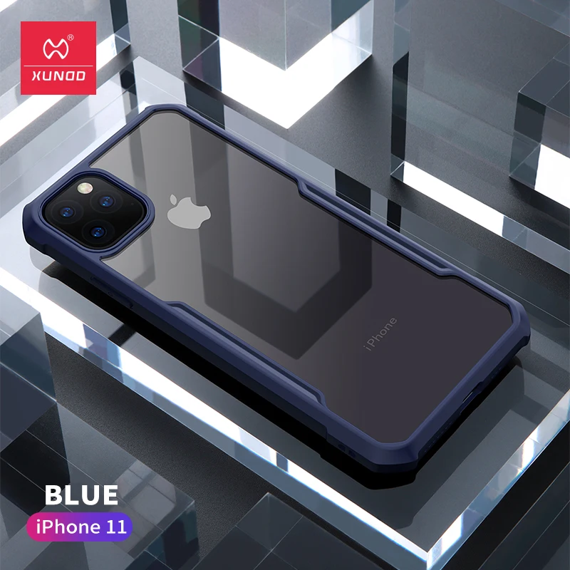 Для iPhone 11 Pro Max чехол для телефона Xundd противоударный прозрачный PC+ TPU бампер чехол для iPhone 11 Pro iP11 чехол Coque