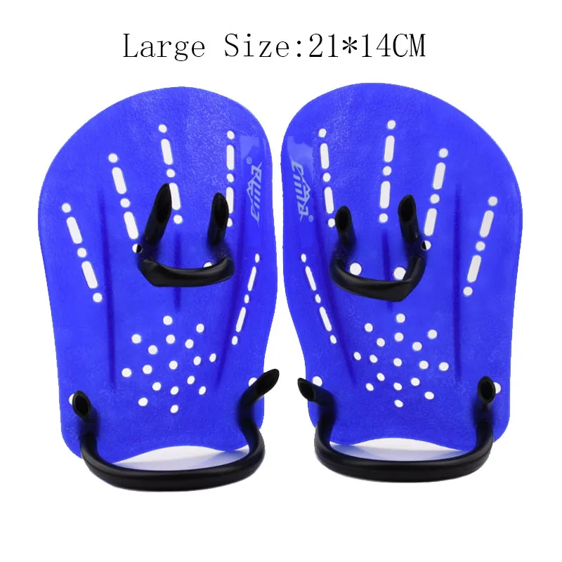 Для серфинга, подводного плавания, для мужчин, женщин, для плавания, ming Paddle, для детей, пальмовые перчатки, ручная одежда, силиконовые плавники для плавания, для силовой тренировки - Цвет: Blue Size L