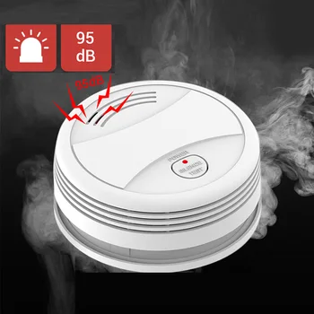 

WiFi Independent Smoke Detector Alarm Fire Protection Home Security System Firefighters Tuya APP Smart Life APP Control Sensor
