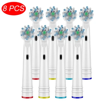 

8 PCS Replacement Brush Toothbrush Heads For Braun Oral B For Oral-B D25, D18, D12, D8, D4X, D4,D17 D9511 Electric Toothbrush