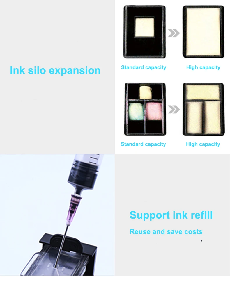 printer toner Einkshop For HP 304XL HP 304 Refill Ink Cartridge For hp 304 xl Envy 5010 5020 5030 5032 5034 5052 5055 For HP Deskjet 2620 2630 printer cartridge