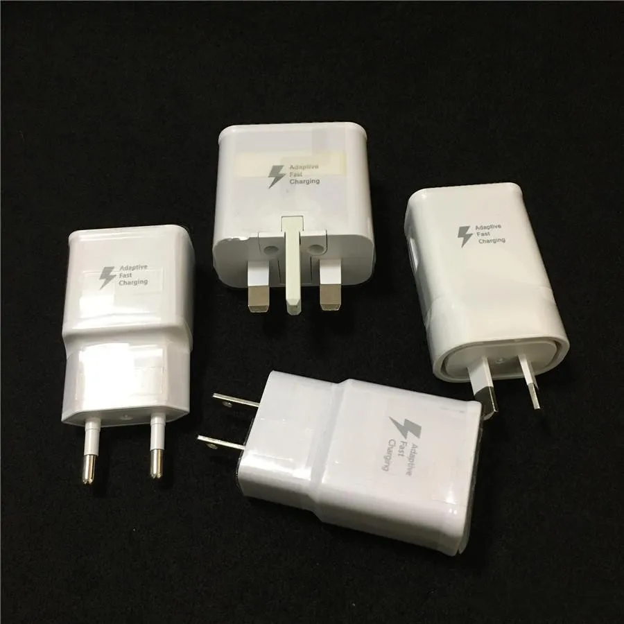 50 шт. DHL отличное качество стены Зарядное устройство 5V 2A 9V 1.67A US/EU/AU/UK Plug Быстрая