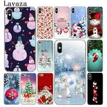 Чехол Lavaza snow winter Merry Christmas для iPhone XR X XS 11 Pro Max 10 7 8 6S 5 5S SE 4 4s