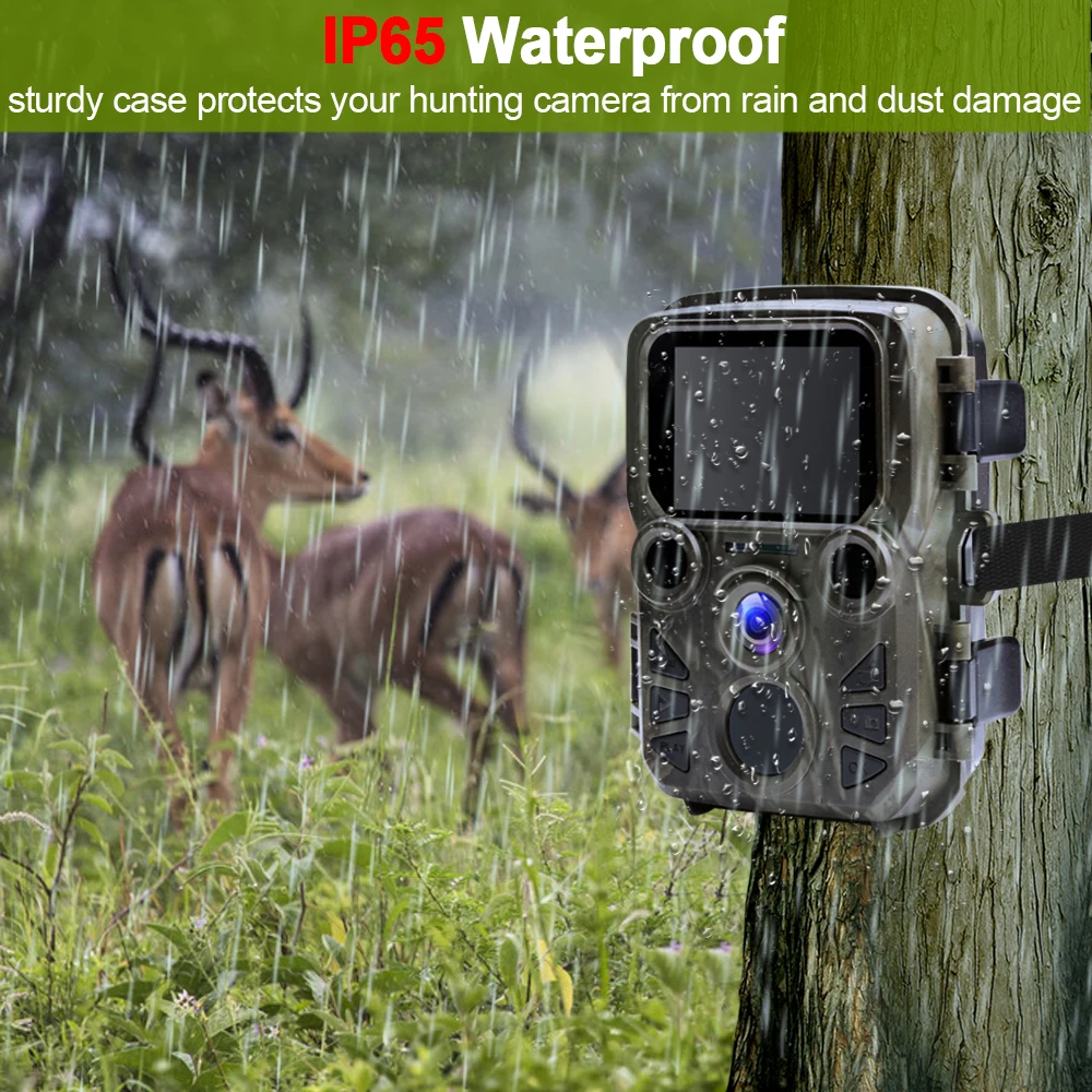 Câmera do Jogo da Caça da Câmera Exterior da Vida Selvagem com Sensor de Pir Disparador à Prova p da Trilha Mini Câmera 5s Rápido Dwaterproof Água Scouting 12mp 1080 0. 4 exterior da vida selvagem com sensor de