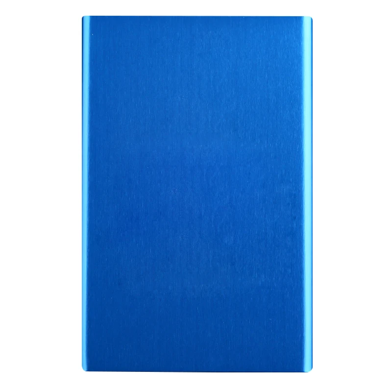 Blue Blank Чехол для сигарет, сползающий контейнер для сигар, синий, золотой, алюминиевый, металлический, креативная мода, портативный, карманный, с лазерным логотипом, на заказ, сделай сам - Цвет: Blue Blank