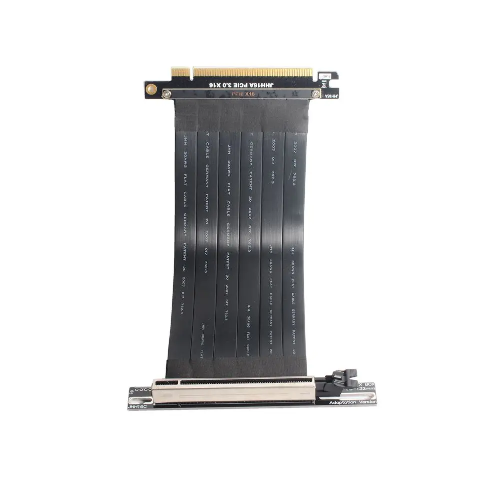 High-Speed PCI-E 3.0 Riser Cable Extender for PC Graphics Cards - 16x GPU Riser with Vertical Kit for ATX Chassis Description Image.This Product Can Be Found With The Tag Names Computer Cables Connecting, Computer Peripherals, PC Hardware Cables Adapters, Riser pcie