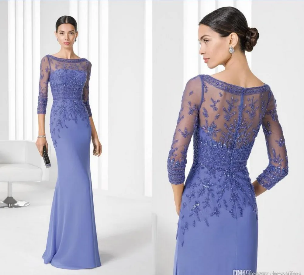 

High Quality Sexy Mermaid Mother Of the Bride Dresses with Beadings & Appliques Long Evening Dresses Cusom vestido de madrinha