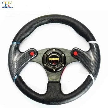 

Subaru Impreza WRX Black PVC 6-Hole Universal 32cm leather steering wheel