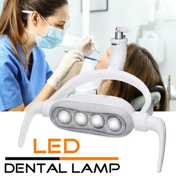 

Light Removable Handle Unit Tool LED Induction Lamp Easy Install Parts Operation Shadowless 6300K 15W Teeth Care Dental Chair