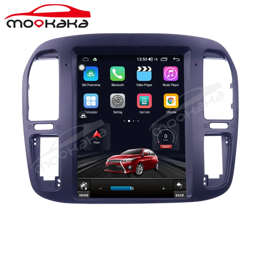 Автомобильный мультимедийный плеер на Android 10 0 для Toyota Land Cruiser 100 LC100 1992-2002 головное