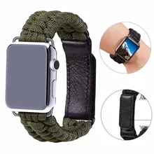 Тканый нейлоновый ремешок часы для спорта и свободные полоски для Apple watch Series 4/3/2/1 Классический ремень 38 мм 40 мм 42 44 мм текстильный ремешок для часов