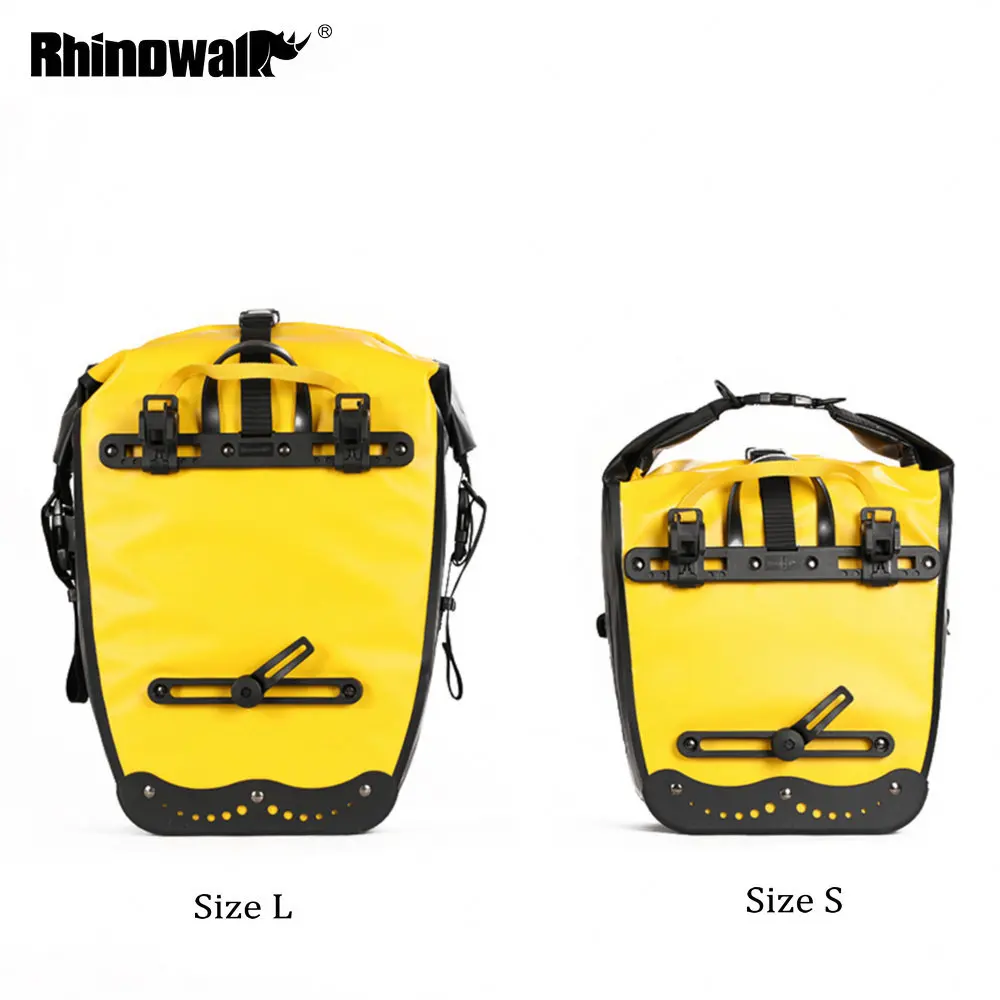 Rhinowalk 20л велосипедная сумка, водонепроницаемая переносная велосипедная задняя стойка для заднего сиденья, сумка для багажника, велосипедная сумка MTB, Аксессуары для велосипеда