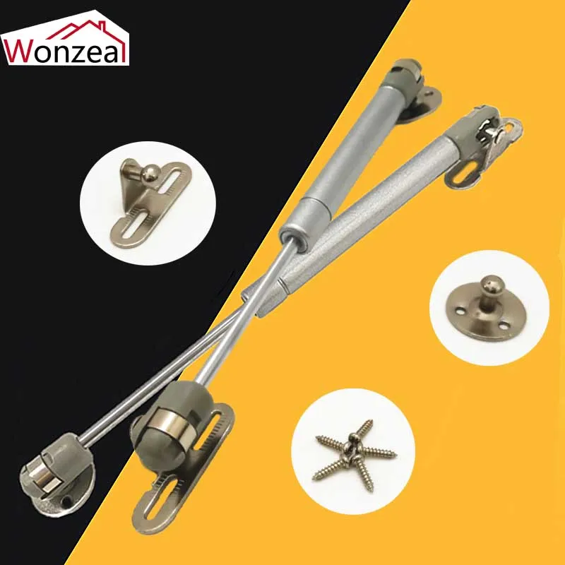 6/8/10 Inch Bearing Bullet Shape Head Support Lift Up Hydraulic Gas Spring Fitting For Small Cabinet Kitchen Cupboard | Обустройство