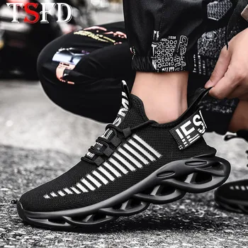 

Platform Sports Sneakers Lightweight Men's Sport Shoe Breathable Running Shoe for Men Lace Up Shoes Man Sports Walking Shoes V11