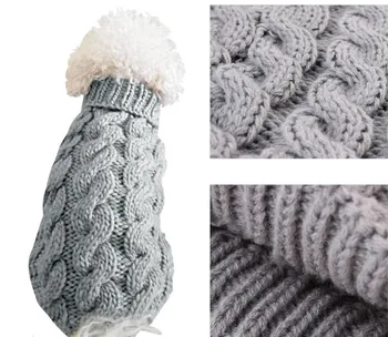 

usd3.5/pc pet dog knitting sweater puppy cat kitten clothing autumn winter clothes 10pcs/lot