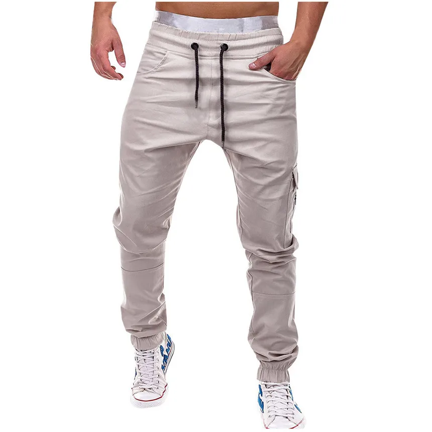 KLV, мужские брюки, Осенние, мужские, повседневные, спортивные штаны, облегающие, одноцветные, брюки, для бега, джоггеры, спортивные штаны