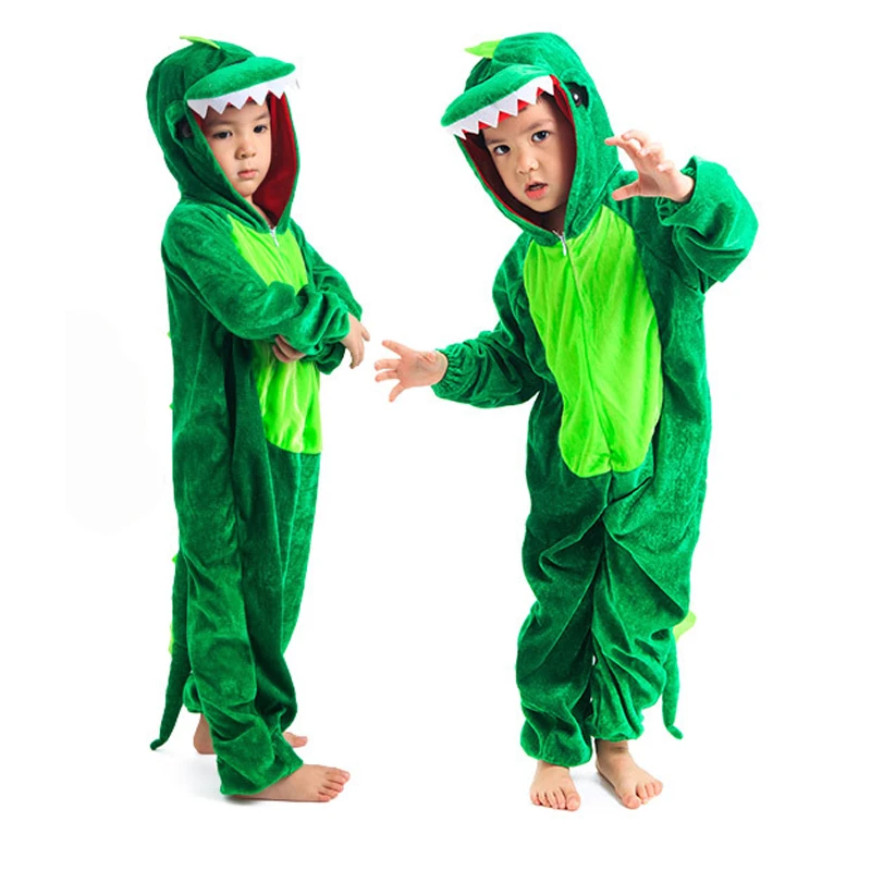 sexy police woman costume Cute Kids Animal Dinosaur Kugurumi Costume Cosplay Boys Child Green Black Kindergarten School Party Student Game Role Play Suit anime maid outfit