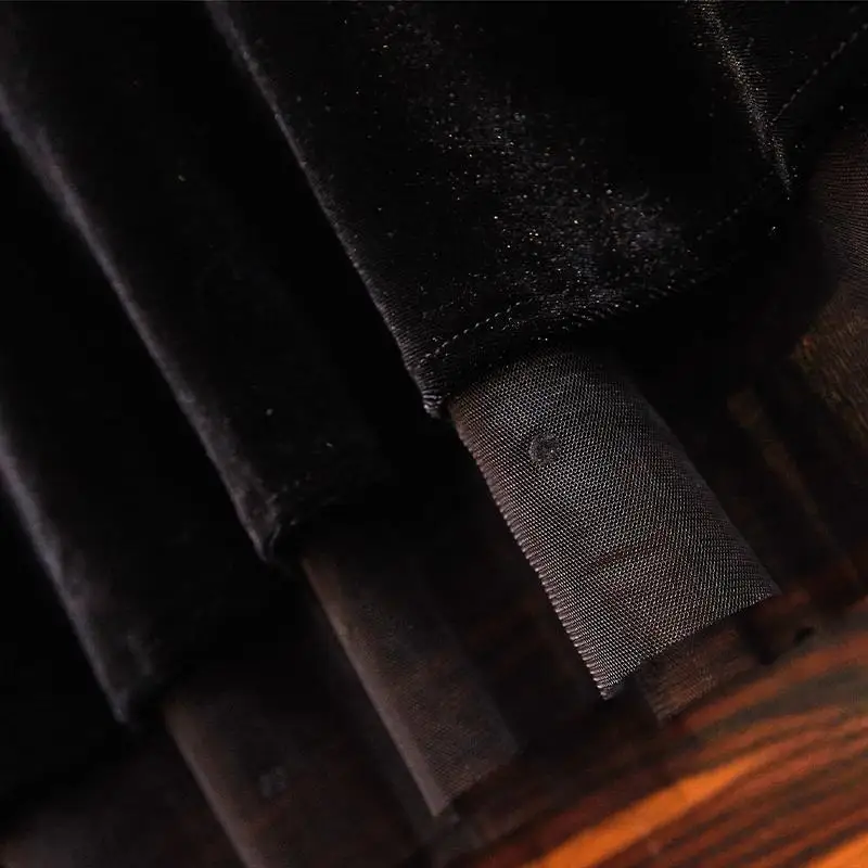 Женское бархатное платье миди с сетчатой вставкой Элегантное повседневное