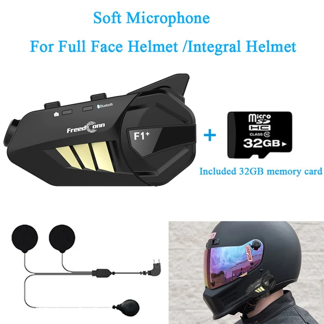 F1 6 Motorcycle Riders Group Intercom 