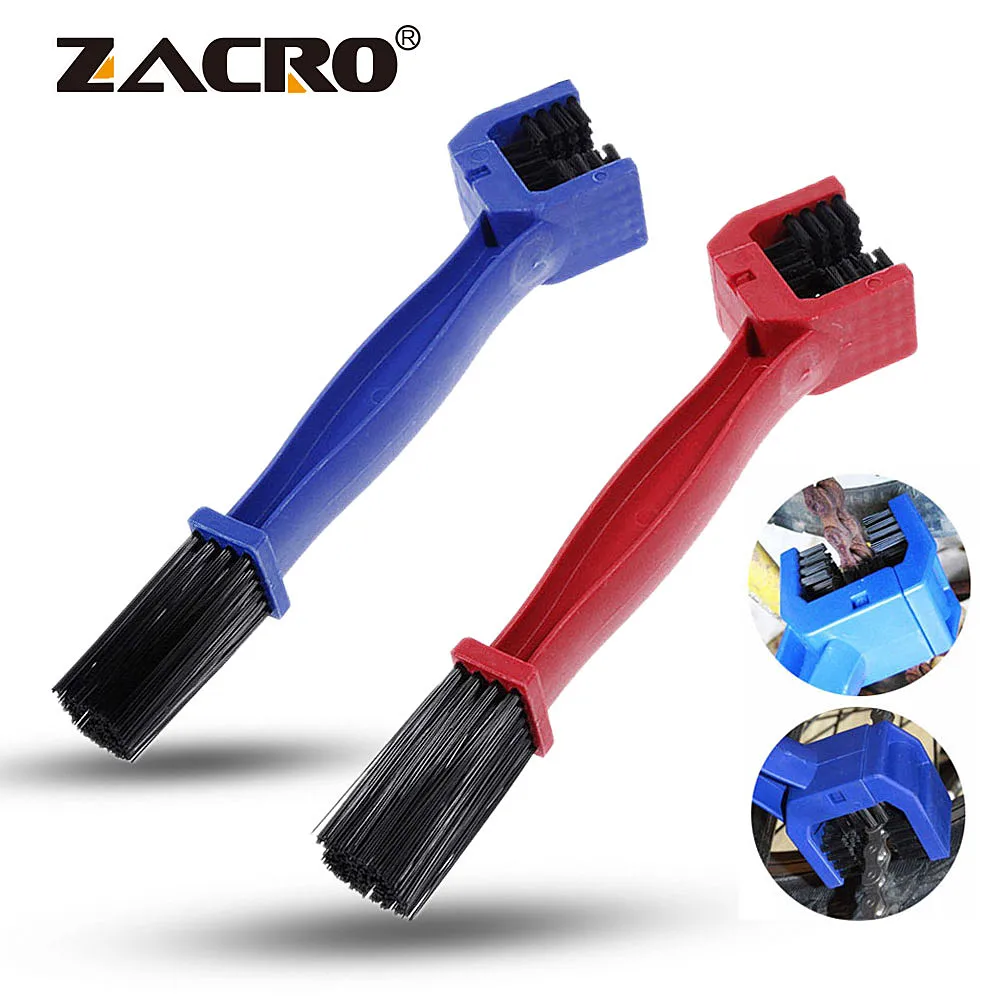 Perfect Zacro Motorcycle Chain Cleaner Plastic Bike Bicycle Moto Brush Cycling Clean Chain Cleaner Outdoor Scrubber Tool for Road MTB 0