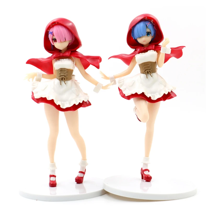 21 см аниме фигурка Re: жизнь в другом мире от Zero Ram Rem фигурки Косплей маленький