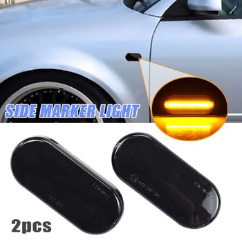 

For Volkswagen VW Bora Golf 3 4 Passat Polo Seat Ibiza Skoda Ford LED Dynamic Side Marker Turn Signal Light Sequential Blinker