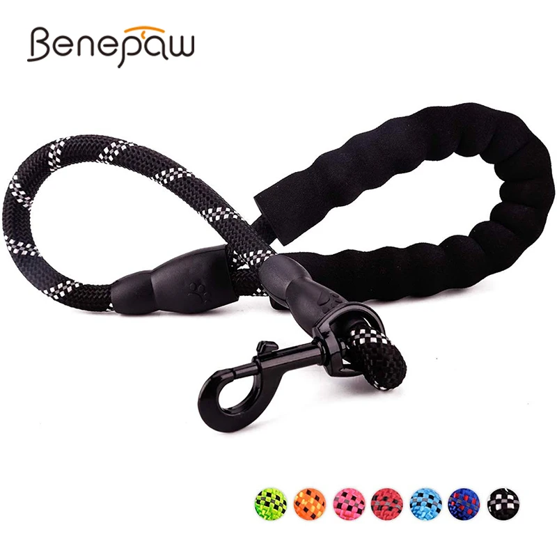 Прочный Короткий поводок для собак Benepaw светоотражающий не спутывающийся