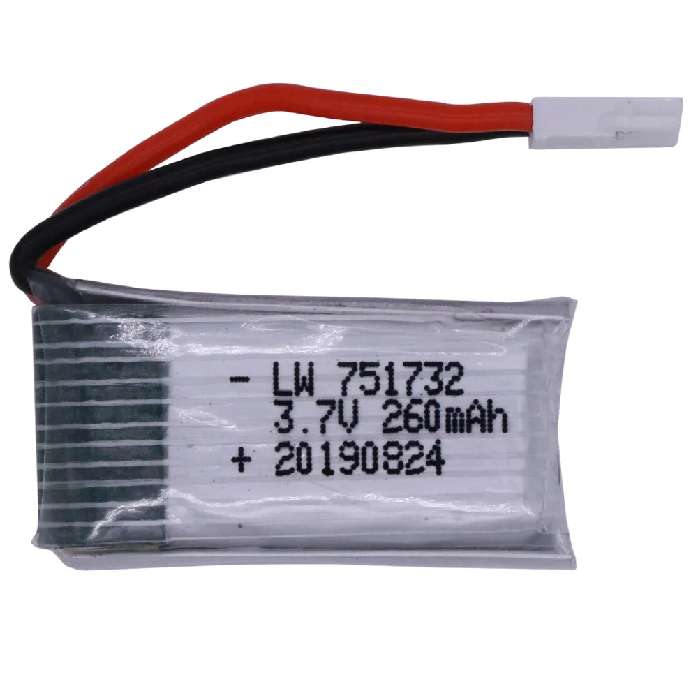 H8 мини аккумулятор 3,7 V 180mAh 260mAh Lipo аккумулятор для H8 H8Mini RC Квадрокоптер Дрон часть 3,7 V 260 751732