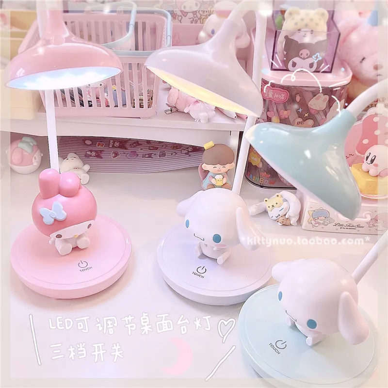 Melodia, Cinnamoroll, Kuromi, LED, Aprendizagem, Escrita, Night Light, Table Lamp