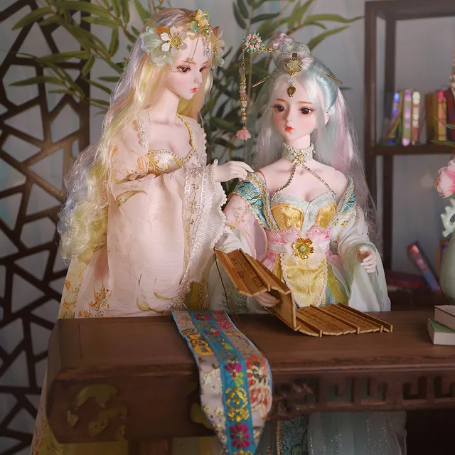 DBS doll Dream Fairy 1/3 BJD Ancient Series mechanical joint Body With makeup Including hair eyes clothes 62cm height girls 2