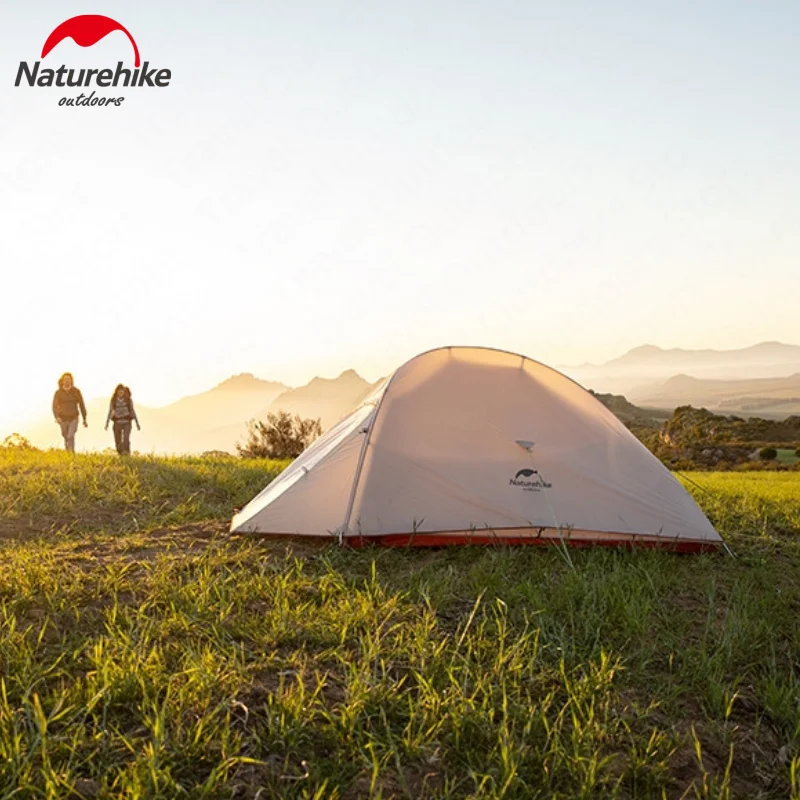 Naturehike-cloud up 1,2,3人用のシリカゲル製超軽量テント,2層,アウトドア,ハイキング,旅行,ピクニック用