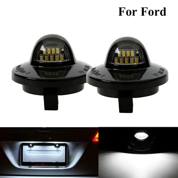 

2 pcs For Ford License Number Plate Light 12V 9 LED Car Signal Lamp Professional Auto Accessories for Ford F150 F250 F350