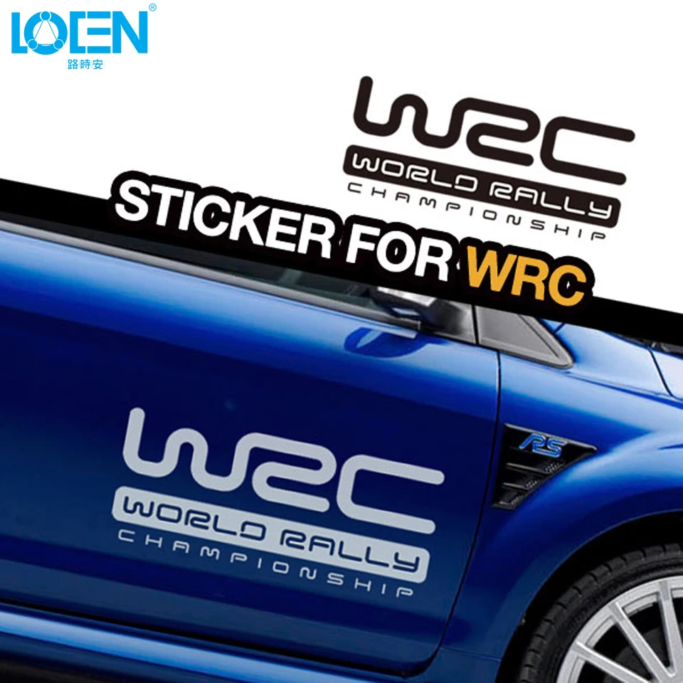 Wrc World Rally Championship Racing Car Styling Reflective Vinyl