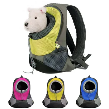 

Behogar Portable Breathable Adjustable Pet Carrier Bag Backpack for 3kg Small Dogs Cats Travel Outdoor Activities