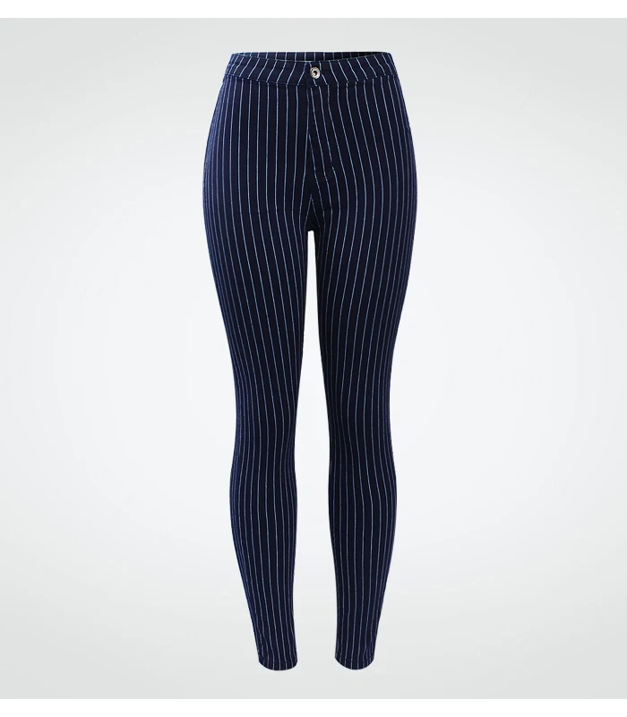 2209 Youaxon, европейский размер, белые полосы, высокая талия, синие джинсы для женщин, новинка, весна-лето, узкие брюки, брюки для женщин, джинсы