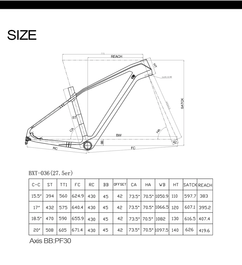 BXT 27.5er Полный углеродного волокна горный велосипед рамы BSA/PF30 каретка комплект 142*12 мм велосипедный вынос руля рамы для MTB