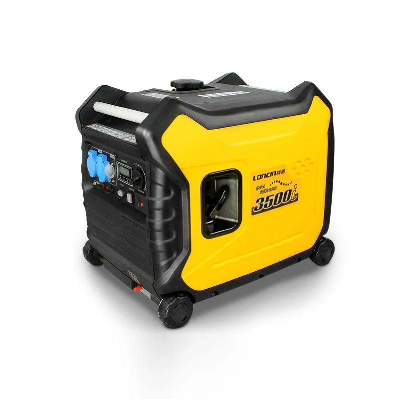 3KW, 3.5KW, AC220V、50HZ、gasoline generator, small silent frequency conversion outdoor motorhome, portable