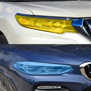 

Brand new 40*120 yellow ultra-thin headlight taillight fog light film car decal sticker accessory shape suitable for any car