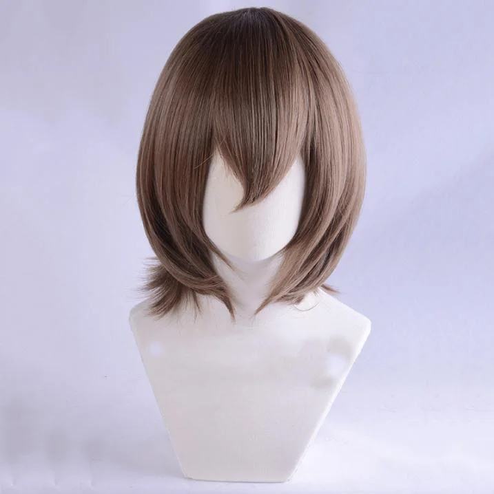 WIG Persona 5 Косплей Goro Akechi маска парик P5 Persona 5 Косплей Goro Akechi косплей парик маска - Цвет: WIG