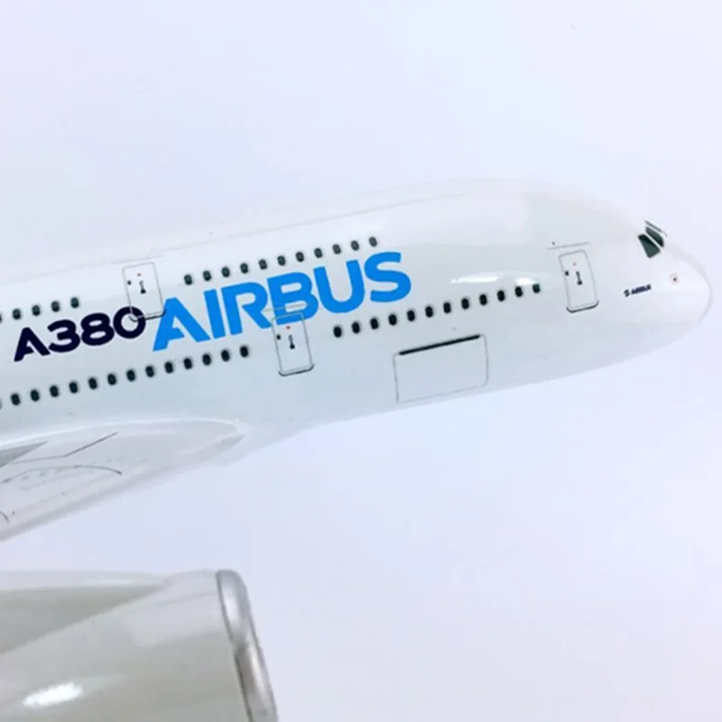 28 см 1/250 масштаб Airbus A380-800 литье под давлением модель самолета из сплава прототип авиакомпания w база самолета дисплей игрушка Коллекция