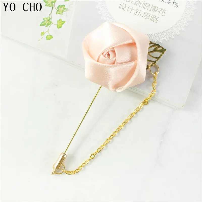 Broche boutonnière rose imbibée pour hommes et femmes, boutonnière de mariage, épingle à boutonnière de mariage, accessoires de fête de Rhde fin d'année, broches de corsage