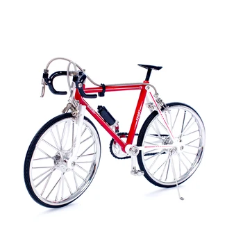 

Metal DIY Assembly Jigsaw Puzzle Bicycle Model Kit Model Building Toys Hobbies Educational Puzzles Toys For Adults Kids -Red