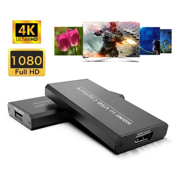 

NEW 4K HDMI 1080P HD Live Streaming USB 2.0 HDMI Capture Card for PC PS4 XBOX One Game Stream Recorder Video Capture Card Device